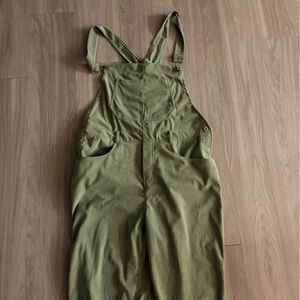 Light Green Corduroy Overalls